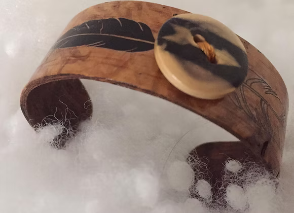 Bracelet en Olivier tatouage