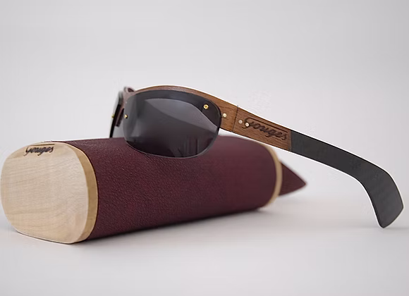 Lunettes en bois et carbone