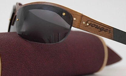 Lunettes artisanales bois carbone